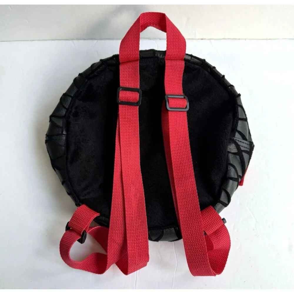 Y2K Disney Lightning Mcqueen Lunch Box Tire Backpack Pixar Round Insulated 2009